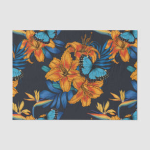 Papel De Seda Ramo tropical