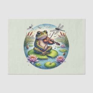 Papel De Seda Rana de los animales de bosque