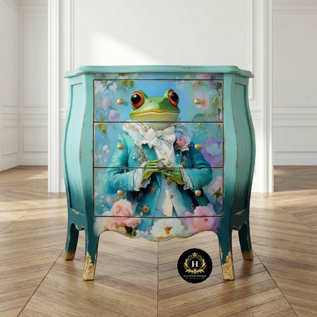 Papel De Seda Rana Regal Floral Azul Atractivo Boda Decoupage (Subido por el creador)