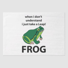 Papel De Seda Rana Sólo Doy Un Salto De Rana