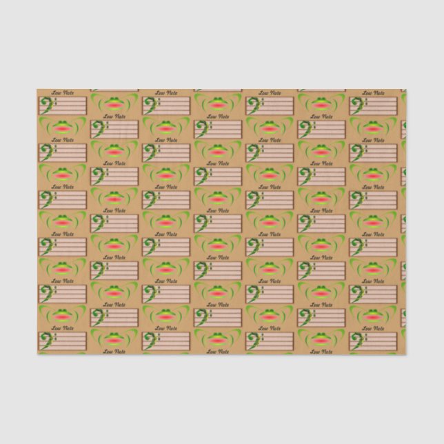 Papel De Seda Rana verde baja nota (Anverso)