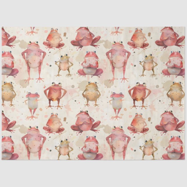 Papel De Seda Ranas fanáticas (Anverso)