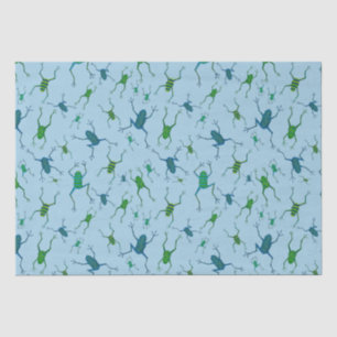 Papel De Seda Ranas saltando por alegría