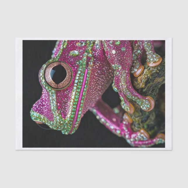 Papel De Seda Ranas y diamantes2 (Anverso)