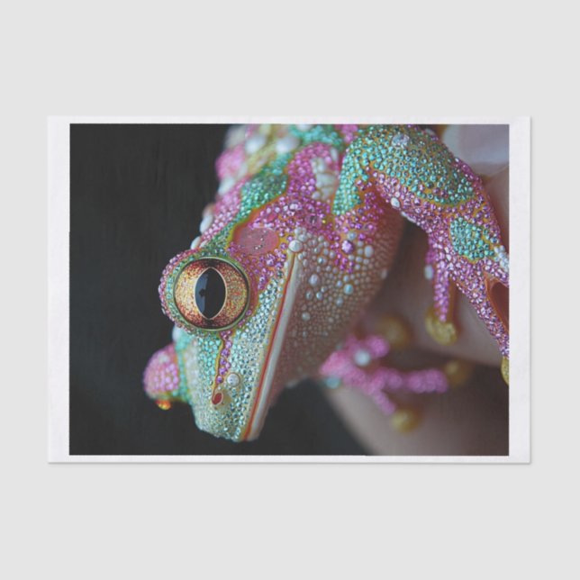 Papel De Seda Ranas y diamantes3 (Anverso)