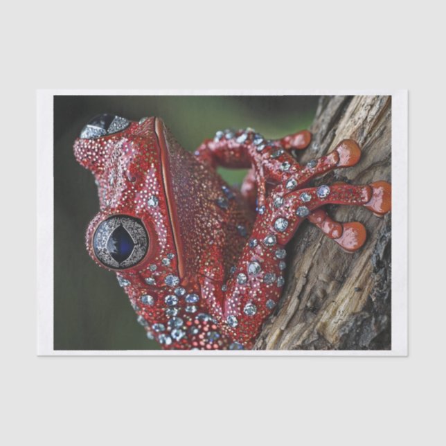 Papel De Seda Ranas y diamantes6 (Anverso)