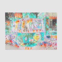 Ranura Verde Hippie Retro De Camper Y Arte Pop De 