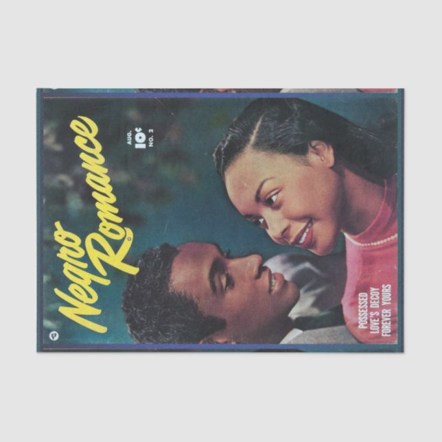 Papel De Seda Raras Edad de Oro Romance Comic (Anverso)