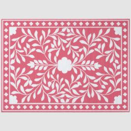 Papel De Seda Raspberry Traditional Bone Inlay Decoupage Paper