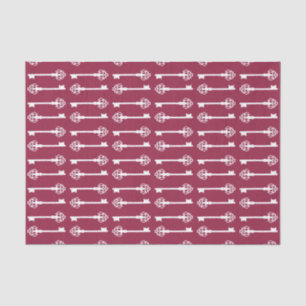 Papel De Seda Raspberry Victorian Keys