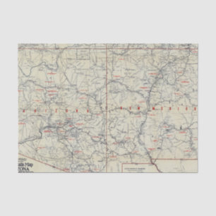 Papel De Seda Rastros autos del funcionario 1925 de McNally del