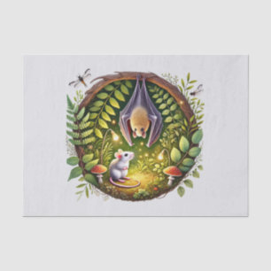 Papel De Seda Ratón de los animales del bosque
