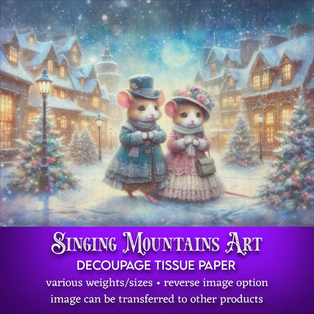 Papel De Seda Ratones Victorianos En La Desnudación De La Ciudad (Subido por el creador)