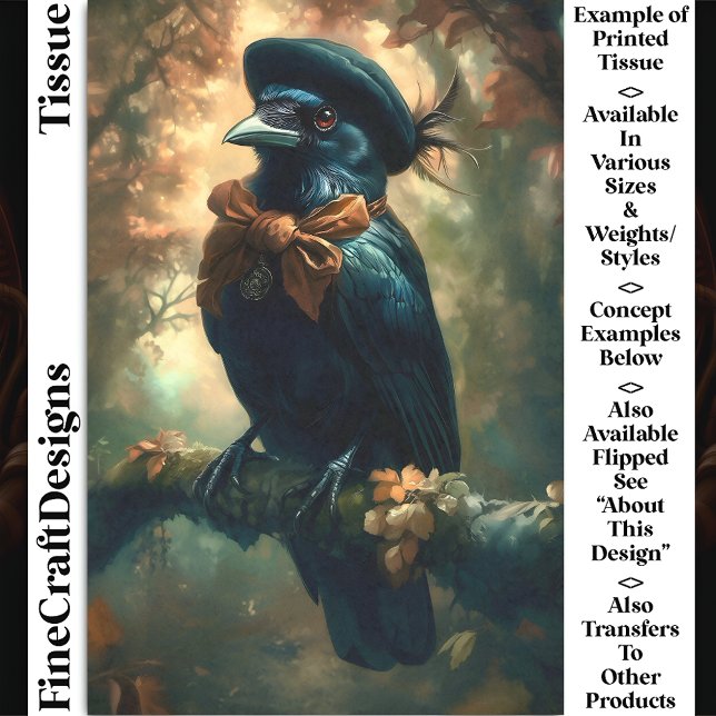 Papel De Seda Raven gótico, Beret francés y desenlace DC3L (Subido por el creador)