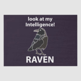 Papel De Seda Raven Mira Mi Raven De Inteligencia