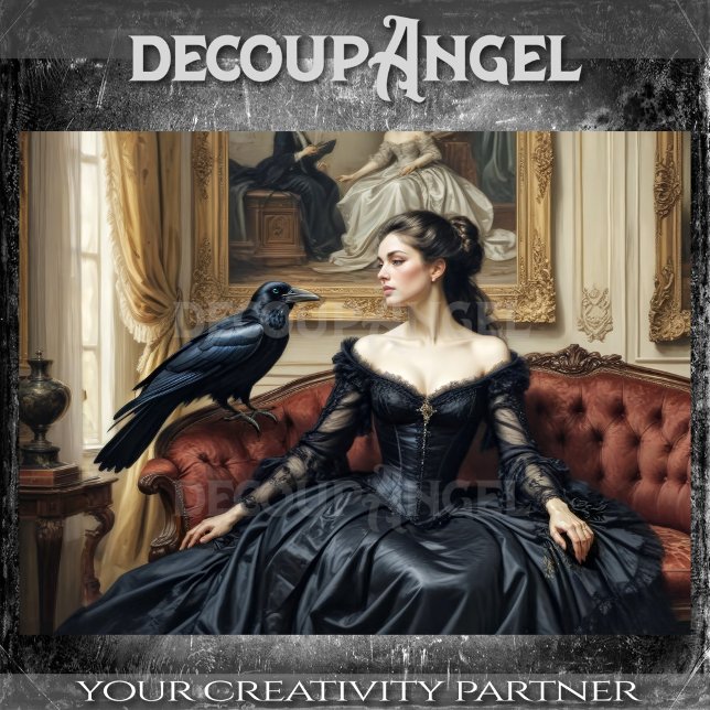 Papel De Seda Raven’s Guest Decoupage (Subido por el creador)