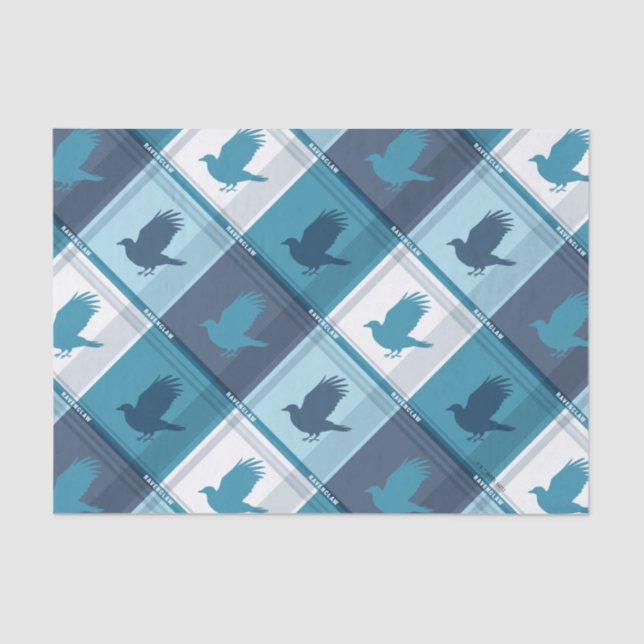 Papel De Seda RAVENCLAW™ Tartan Plaid Pattern (Anverso)