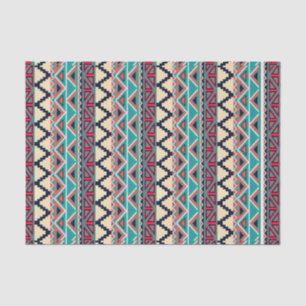 Papel De Seda Raya tribal moderna geométrica de Soho Boho
