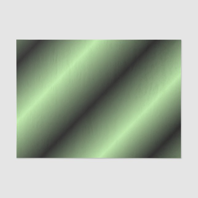 Papel De Seda Raya verde y negra (Anverso)