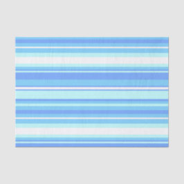 Papel De Seda Rayas azul cielo