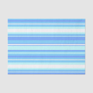 Papel De Seda Rayas azul cielo