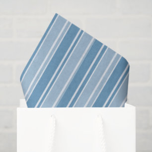 Papel De Seda Rayas Azules de Caramelo