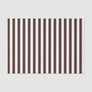 Papel De Seda Rayas blancas y marrones