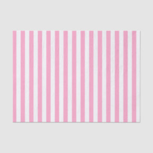 Papel De Seda Rayas blancas y rosa carnaval