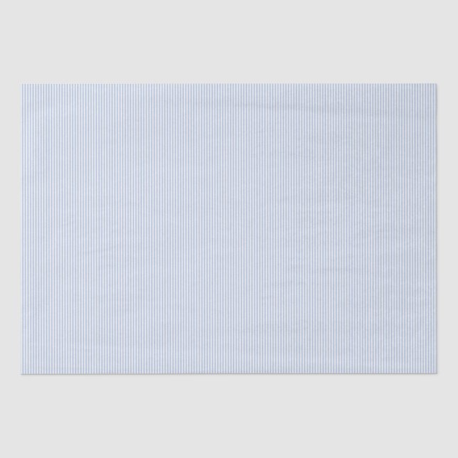 Papel De Seda Rayas de Acero Azul Claro (Anverso)
