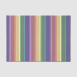 Papel De Seda Rayas de arco iris mudas