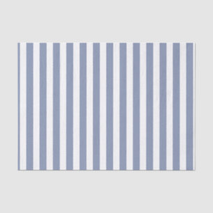 Papel De Seda Rayas de caramelo azul gris y blanco
