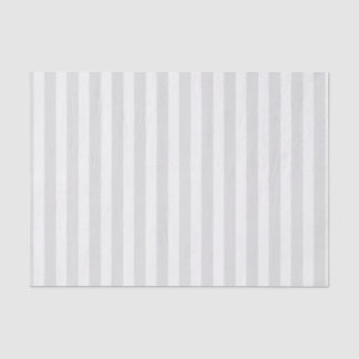 Papel De Seda Rayas de caramelo gris claro y blanco