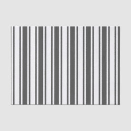 Papel De Seda Rayas de caramelo gris y blanco