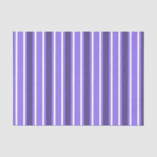 Papel De Seda Rayas de caramelo morado y blanco