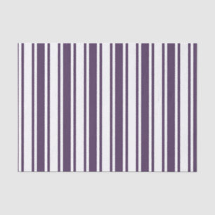 Papel De Seda Rayas de caramelo morado y blanco oscuro