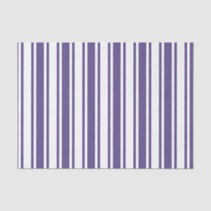 Papel De Seda Rayas de caramelos ultravioletas y blancas