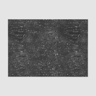 Papel De Seda Rayas de cebra con brillo falso negro