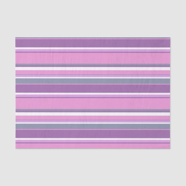 Papel De Seda Rayas de lilac (Anverso)