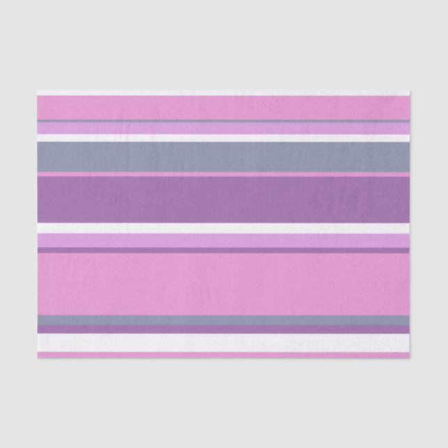 Papel De Seda Rayas de lilac (Anverso)