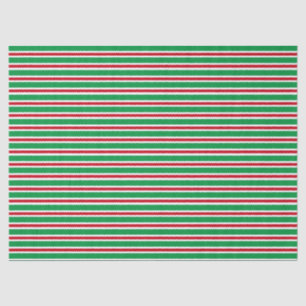 Papel De Seda Rayas de Navidad