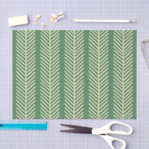 Papel De Seda Rayas de Palma Tropical
