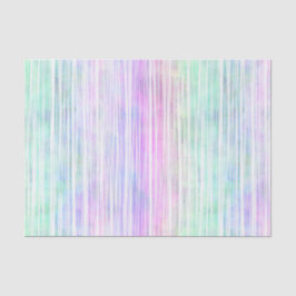 Papel De Seda rayas de pincel de arcoiris pálido: