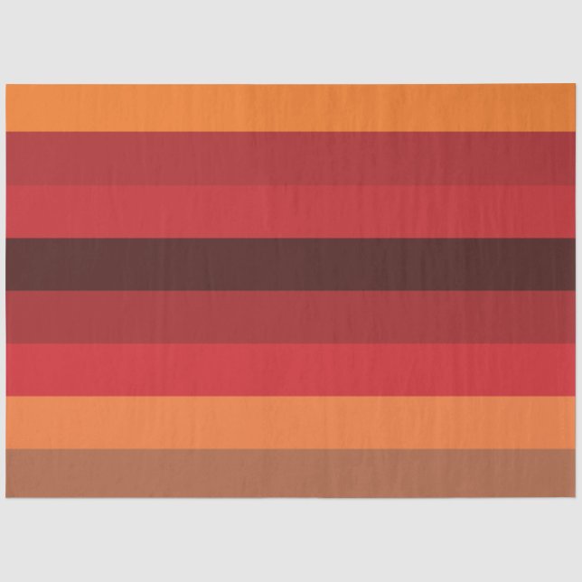 Papel De Seda Rayas de puesta de sol (Anverso)