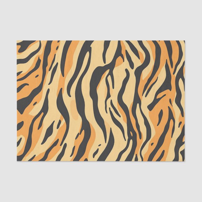 Papel De Seda Rayas de Tigre (Anverso)