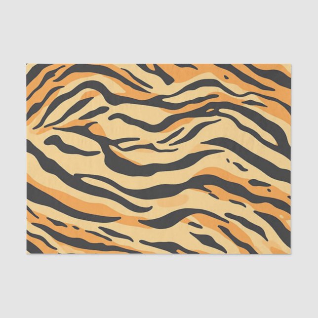 Papel De Seda Rayas de Tigre (Anverso)