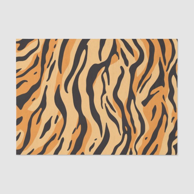 Papel De Seda Rayas de Tigre (Anverso)