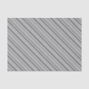 Papel De Seda Rayas diagonales grises