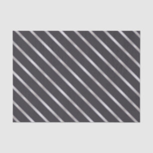 Papel De Seda Rayas diagonales metálicas delgadas