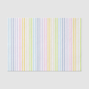 Papel De Seda Rayas en colores pastel resumidas vertical del