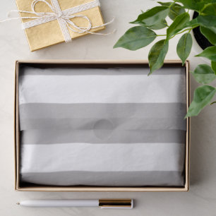 Papel De Seda Rayas grises, franjas blancas, patrón rayado